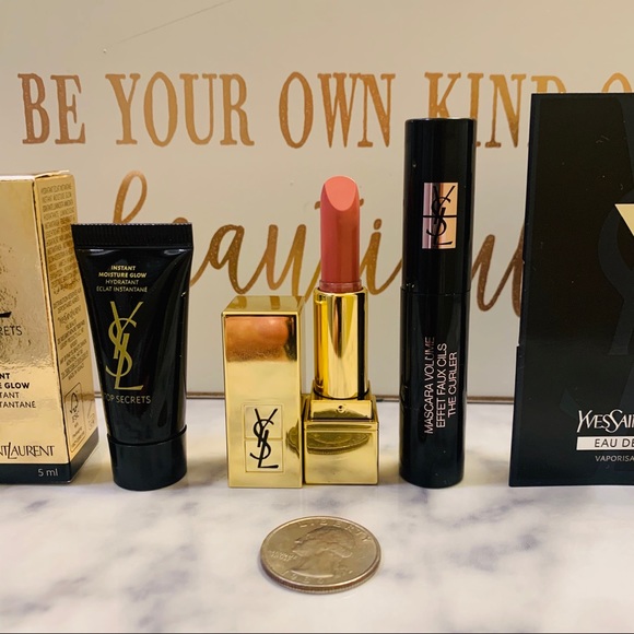 YSL 5 pcs. Lip, mascara, moisturizer glow & more - Picture 8 of 8